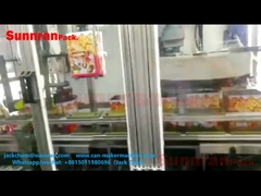 خط إنتاج علب مربعة لعلب 10 - 20 لتر