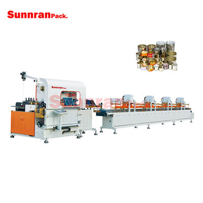 Fully Automatic Can Body Production Line designed for integration with automated packaging lines to streamline tin can production workflow Capacity 300 cans/min