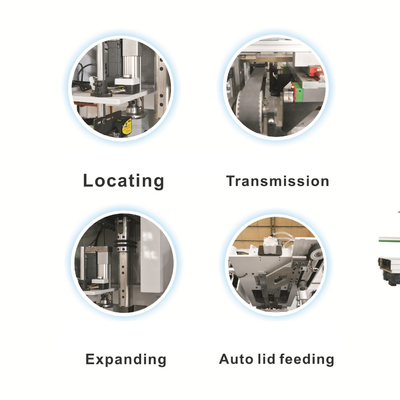 Rectangular Oil Can Making Machine , Oil Tin Manufacturing Machine 40CPM 3P